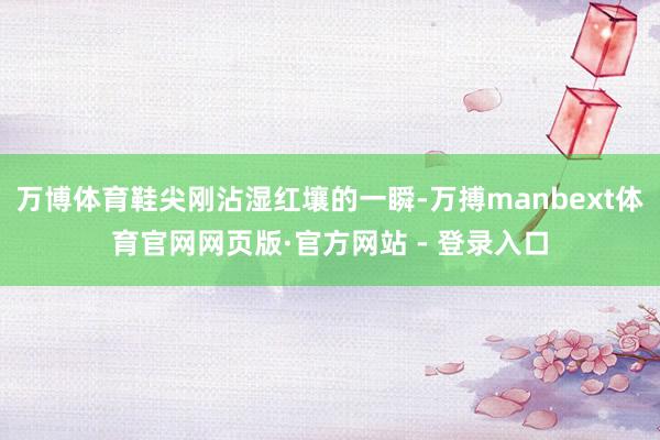 万博体育鞋尖刚沾湿红壤的一瞬-万搏manbext体育官网网页版·官方网站 - 登录入口